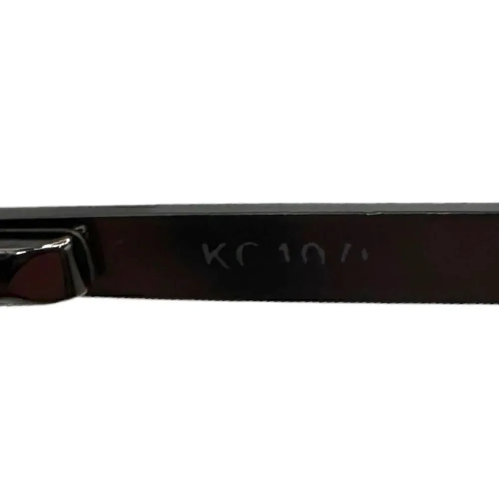 Aviator style sunglasses black/silver kc104